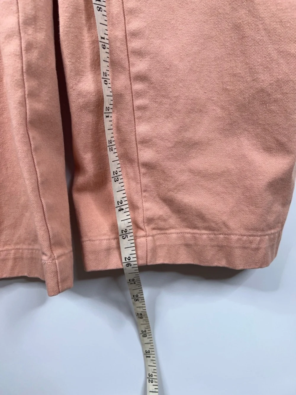 Big Bud Press Peach Short Sleeve Jumpsuit Cotton Twill Utility Size Large - Picture 15 of 15